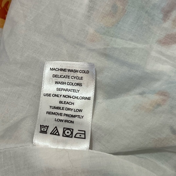 Denim 24/7 Sleeveless Floral Lined Dress Sz 22W - Picture 8 of 10